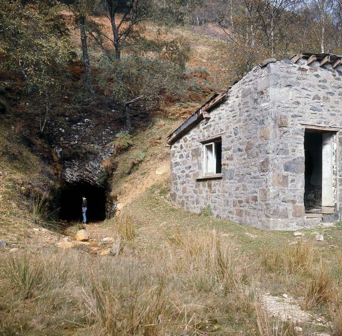 No 5 Level Gwynfynydd Gold Mine 1971